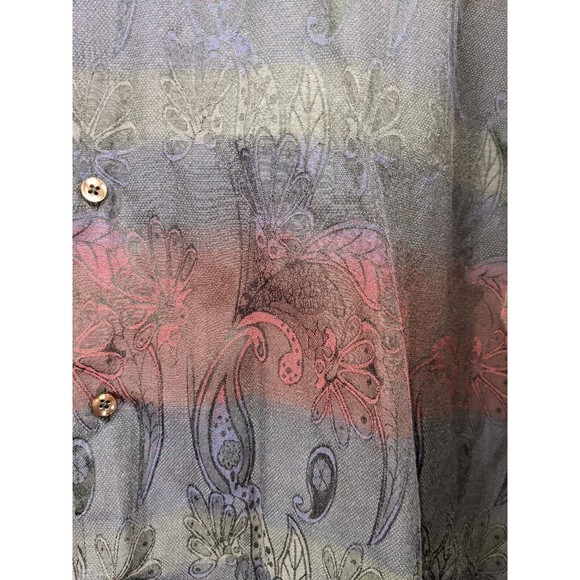 Visconti Long Sleeve Shirt Men's Lg Flip Cuff Multicolor - Picture 3 of 9